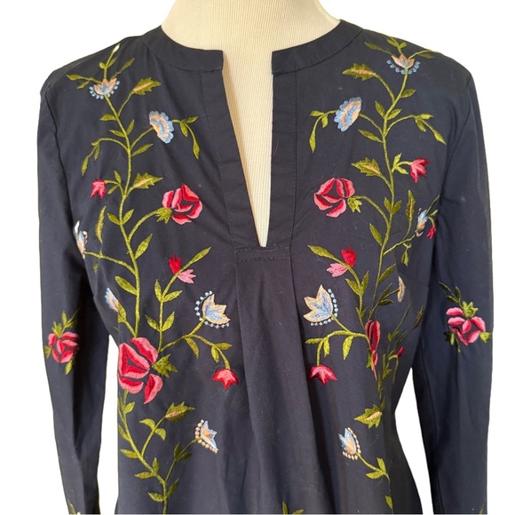 Wayward Fancies from eShakti Embroidered Women's Top Sz L /12 - Picture 4 of 7